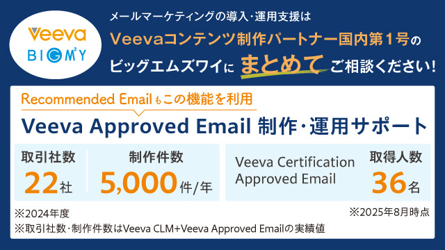 Veevaコンテンツ制作パートナー国内第1号のビッグエムズワイ